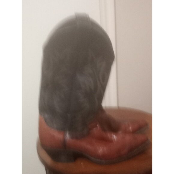 Justin Boots Shoes - Justin Womens Pointed Toe Slip On Mid Length Boots Brown Size 6.5B